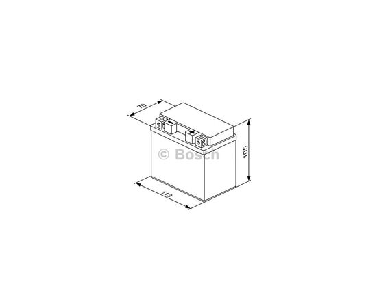 Аккумулятор автомобильный Bosch 5A (0 092 M60 090), изображение 5 Аккумулятор автомобильный Bosch 5A (0 092 M60 090), изображение 5