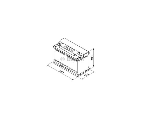 Аккумулятор автомобильный Bosch 90А (0 092 S30 130), изображение 6 Аккумулятор автомобильный Bosch 90А (0 092 S30 130), изображение 6