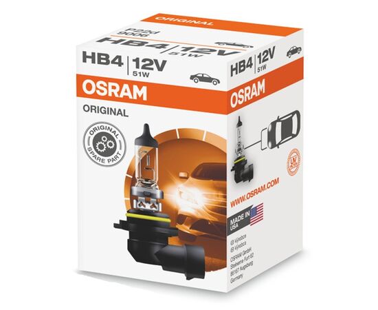 Автолампа Osram галогенова 51W (OS 9006)
