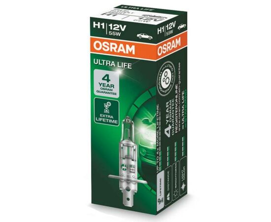 Автолампа Osram галогенова 55W (OS 64150 ULT)