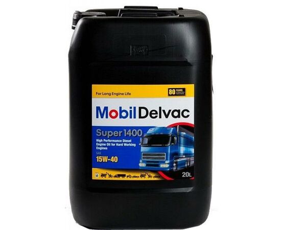 Моторное масло Mobil DELVAC SUPER 1400 15W40 20л (MB 15W40 D 1400 20L)