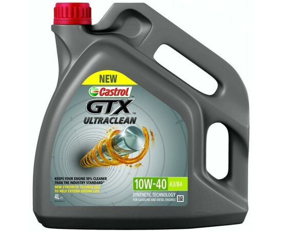 Моторна олива Castrol GTX 10W-40 4л (CS 10W40 GTX A3B4 4L)
