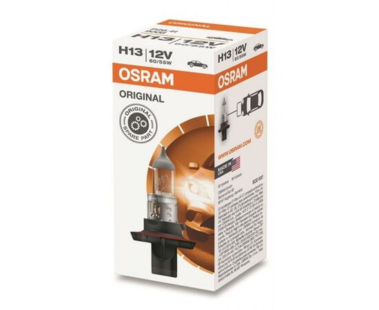 Автолампа Osram Автолампа галогенова 60/55W (OS 9008), изображение 2