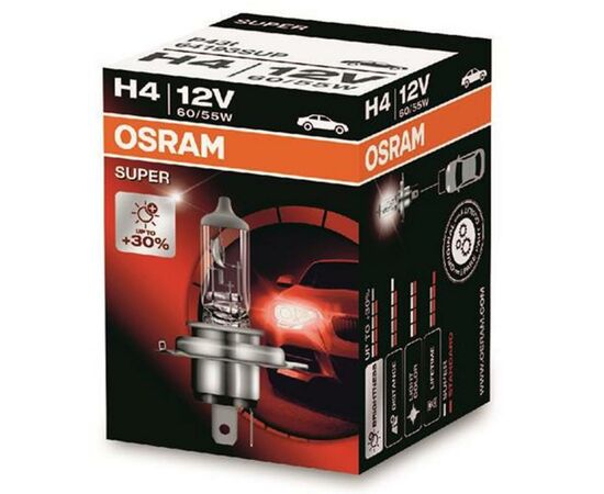 Автолампа Osram Автолампа галогенова 60/55W (OS 64193 SUP), изображение 3 Автолампа Osram Автолампа галогенова 60/55W (OS 64193 SUP), изображение 3