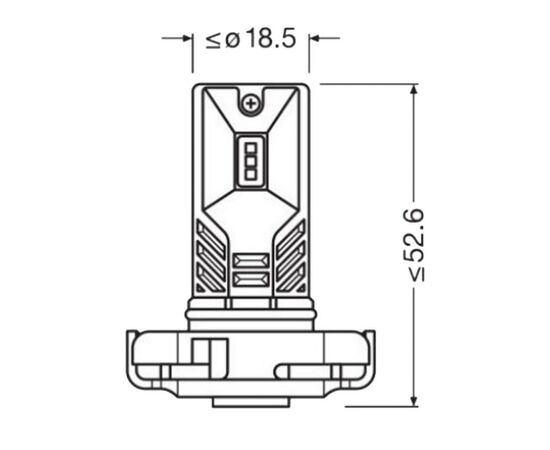 Автолампа Osram світлодіодна (OS 2604CW), изображение 2 Автолампа Osram світлодіодна (OS 2604CW), изображение 2