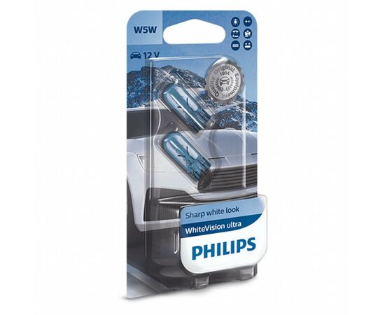 Автолампа Philips 5W (12961WVUB2), зображення 2 Автолампа Philips 5W (12961WVUB2), зображення 2