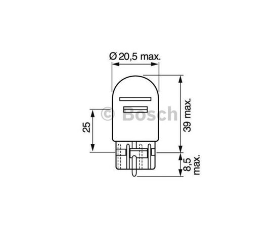 Автолампа Bosch 21/5W (1 987 302 823), зображення 5 Автолампа Bosch 21/5W (1 987 302 823), зображення 5