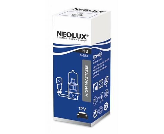 Автолампа Neolux галогенова 100W (N483), изображение 2 Автолампа Neolux галогенова 100W (N483), изображение 2
