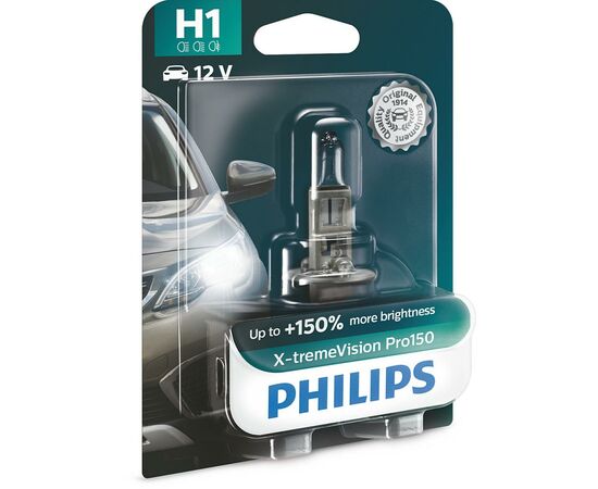 Автолампа Philips галогенова 55W (12258XVPB1), изображение 2 Автолампа Philips галогенова 55W (12258XVPB1), изображение 2