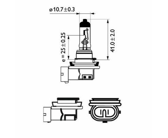 Автолампа Philips галогенова 55W (12362 LLECO B1), изображение 3 Автолампа Philips галогенова 55W (12362 LLECO B1), изображение 3
