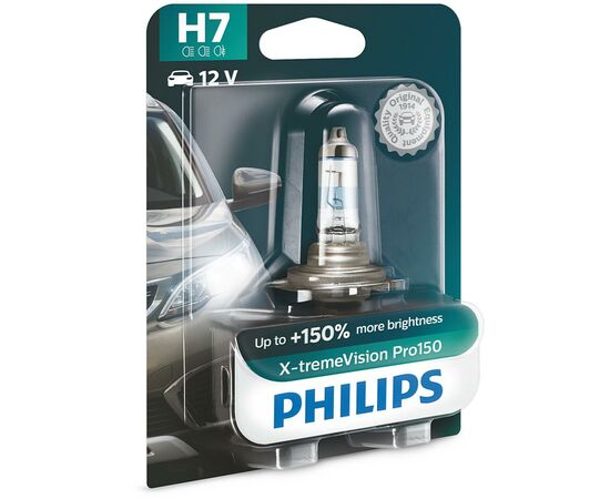 Автолампа Philips галогенова 55W (12972XVPB1), изображение 2 Автолампа Philips галогенова 55W (12972XVPB1), изображение 2