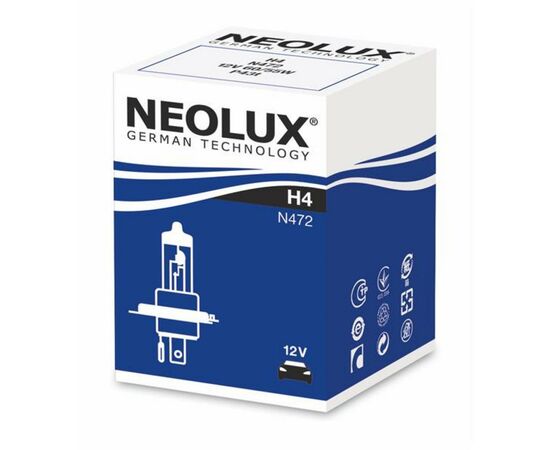 Автолампа Neolux галогенова 60/55W (N472), изображение 2 Автолампа Neolux галогенова 60/55W (N472), изображение 2