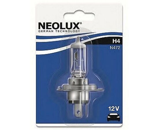 Автолампа Neolux галогенова 60/55W (N472-01B), изображение 2 Автолампа Neolux галогенова 60/55W (N472-01B), изображение 2