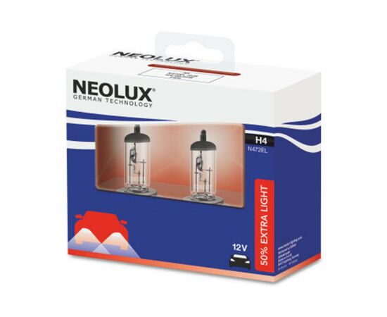 Автолампа Neolux галогенова 60/55W (N472EL-SCB), изображение 2 Автолампа Neolux галогенова 60/55W (N472EL-SCB), изображение 2