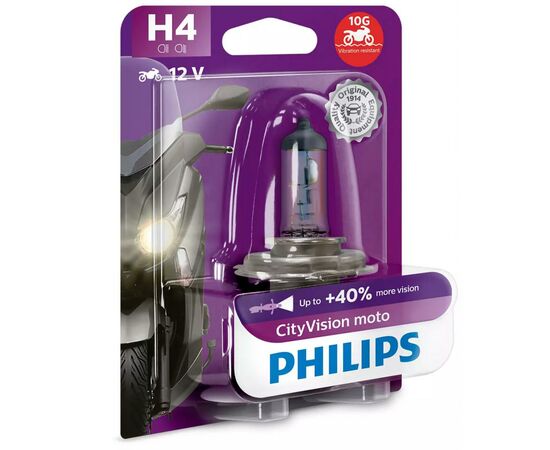 Автолампа Philips галогенова 60/55W (12342 CTV BW), зображення 2