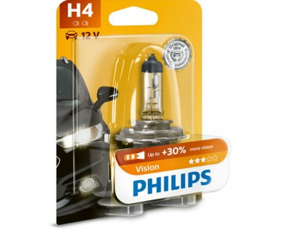 Автолампа Philips галогенова 60/55W (12342 PR B1), зображення 2 Автолампа Philips галогенова 60/55W (12342 PR B1), зображення 2