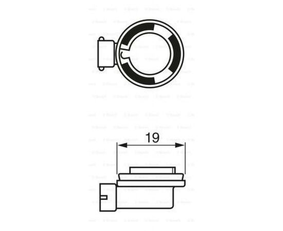 Автолампа Bosch галогенова 65W (1 987 302 082), изображение 6 Автолампа Bosch галогенова 65W (1 987 302 082), изображение 6