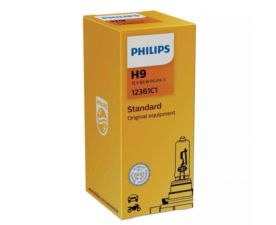 Автолампа Philips галогенова 65W (12361 C1), изображение 2 Автолампа Philips галогенова 65W (12361 C1), изображение 2