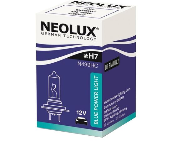 Автолампа Neolux галогеновая 80W (N499HC), изображение 2 Автолампа Neolux галогеновая 80W (N499HC), изображение 2