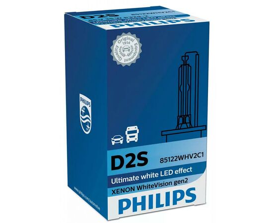 Автолампа Philips ксеноновая (85122 WHV2 C1), изображение 2 Автолампа Philips ксеноновая (85122 WHV2 C1), изображение 2