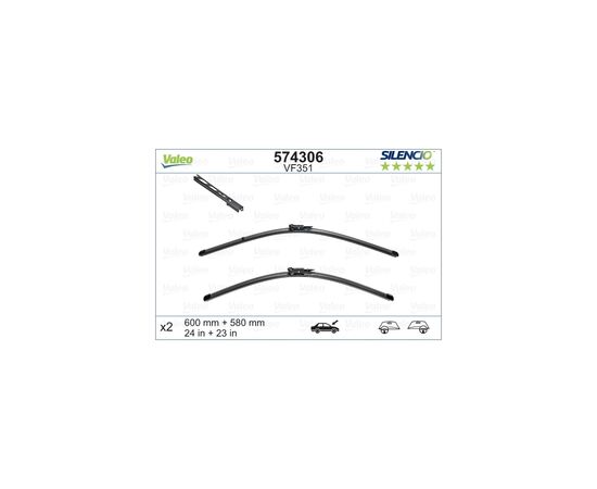 Щетка стеклоочистителя Valeo 574306