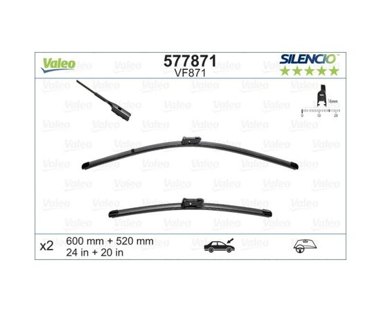 Щітка склоочисника Valeo 577871