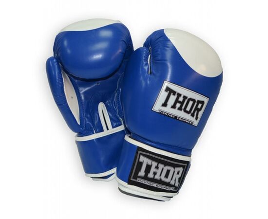 Боксерские перчатки Thor Competition 12oz Blue/White (500/02(Leath) BLU/WHITE 12 oz.)