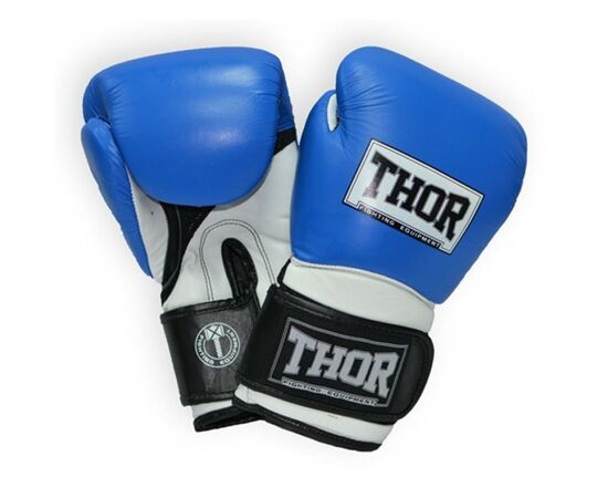 Боксерские перчатки Thor Pro King 10oz Blue/White/Black (8041/03(PU) B/Wh/Bl 10 oz.)