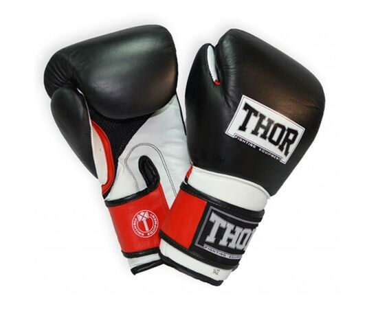 Боксерські рукавички Thor Pro King 14oz Black/Red/White (8041/02(Leather) B/R/Wh 14 oz.)