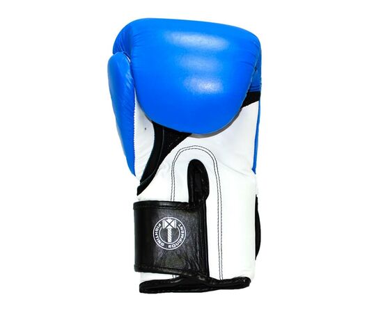 Боксерские перчатки Thor Pro King 12oz Blue/White/Black (8041/03(Leather) Bl/Wh/B12 oz.), изображение 3 Боксерские перчатки Thor Pro King 12oz Blue/White/Black (8041/03(Leather) Bl/Wh/B12 oz.), изображение 3