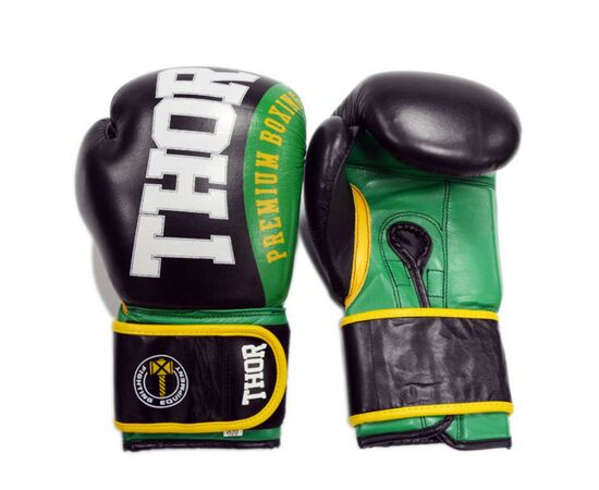 Боксерские перчатки Thor Shark 14oz Green (8019/01(Leather) GRN 14 oz.), изображение 2 Боксерские перчатки Thor Shark 14oz Green (8019/01(Leather) GRN 14 oz.), изображение 2