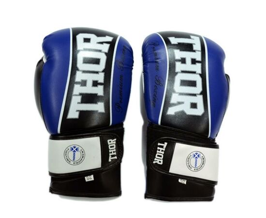 Боксерские перчатки Thor Thunder 16oz Blue (529/11(PU) BLUE 16 oz.), изображение 2 Боксерские перчатки Thor Thunder 16oz Blue (529/11(PU) BLUE 16 oz.), изображение 2