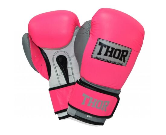 Боксерские перчатки Thor Typhoon 14oz Pink/Grey/White (8027/02(PU) Pink/Grey/W 14 oz.)