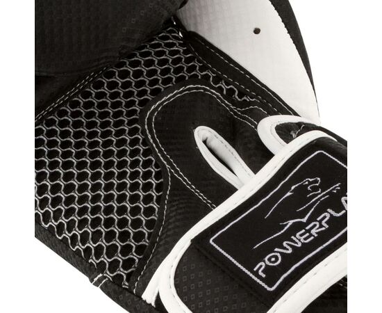 Боксерские перчатки PowerPlay 3011 10oz Black/White (PP_3011_10oz_Bl/White), изображение 5 Боксерские перчатки PowerPlay 3011 10oz Black/White (PP_3011_10oz_Bl/White), изображение 5