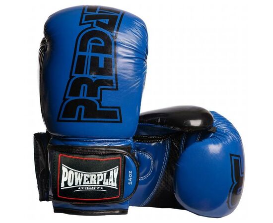Боксерские перчатки PowerPlay 3017 10oz Blue (PP_3017_10oz_Blue)