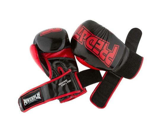 Боксерские перчатки PowerPlay 3017 16oz Black (PP_3017_16oz_Black), изображение 4