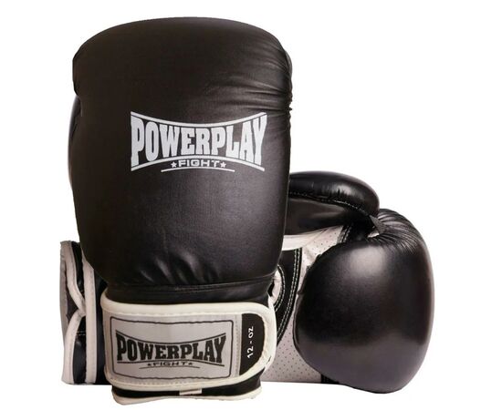 Боксерские перчатки PowerPlay 3019 12oz Black (PP_3019_12oz_Black)