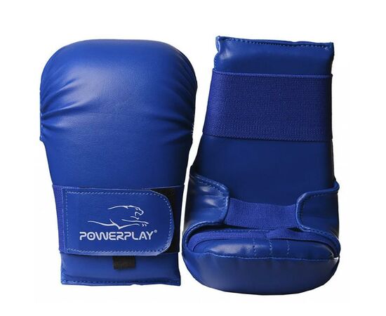 Рукавички для карате PowerPlay 3027 L 4,5 oz Blue (PP_3027_L_Blue)