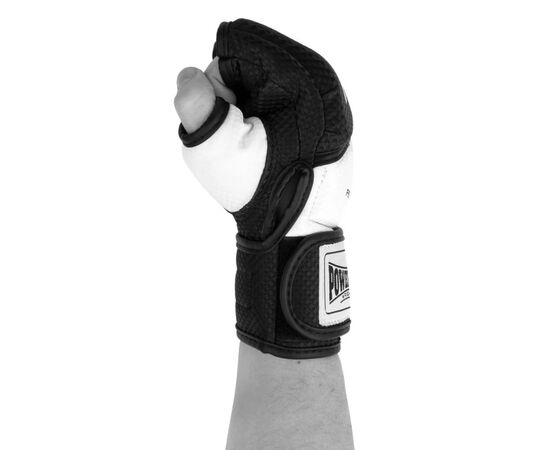 Перчатки для MMA PowerPlay 3075 L Black/White (PP_3075_L_Bl/White), изображение 3 Перчатки для MMA PowerPlay 3075 L Black/White (PP_3075_L_Bl/White), изображение 3
