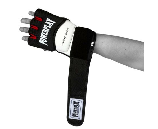 Перчатки для MMA PowerPlay 3075 L Black/White (PP_3075_L_Bl/White), изображение 4 Перчатки для MMA PowerPlay 3075 L Black/White (PP_3075_L_Bl/White), изображение 4