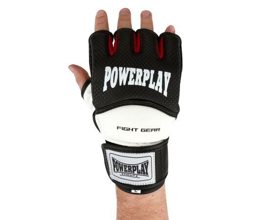 Перчатки для MMA PowerPlay 3075 XS Black/White (PP_3075_XS_Bl/White)