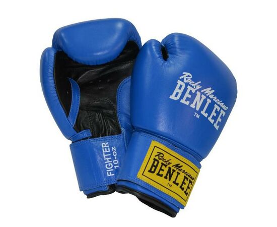 Боксерские перчатки Benlee Fighter 10oz Blue/Black (194006 (blue/blk) 10oz)
