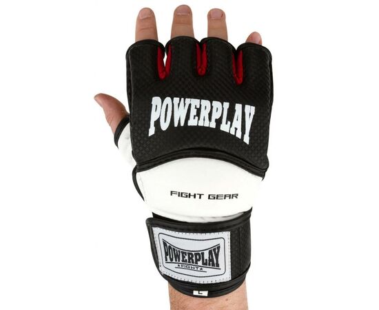 Перчатки для MMA PowerPlay 3075 M Black/White (PP_3075_M_Bl/White), изображение 4 Перчатки для MMA PowerPlay 3075 M Black/White (PP_3075_M_Bl/White), изображение 4