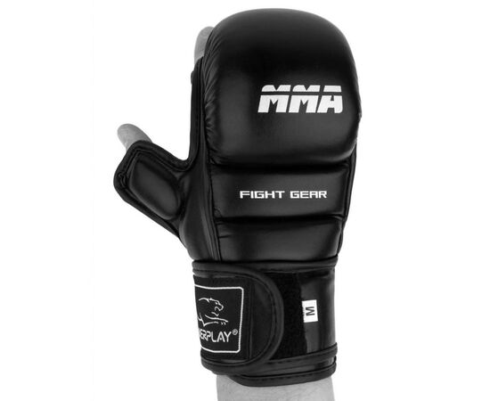 Перчатки для MMA PowerPlay 3026 XL Black (PP_3026_XL_Black), изображение 4 Перчатки для MMA PowerPlay 3026 XL Black (PP_3026_XL_Black), изображение 4
