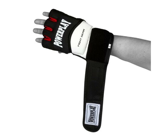 Перчатки для MMA PowerPlay 3075 XL Black/White (PP_3075_XL_Bl/White), изображение 6 Перчатки для MMA PowerPlay 3075 XL Black/White (PP_3075_XL_Bl/White), изображение 6