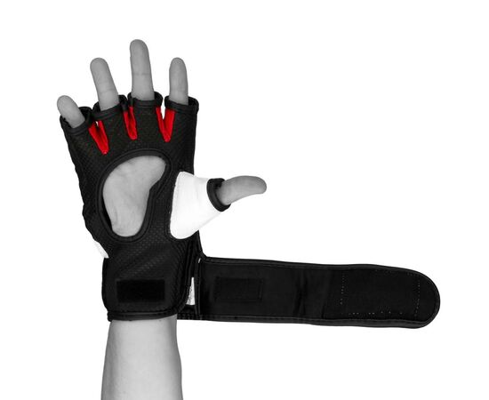 Перчатки для MMA PowerPlay 3075 XL Black/White (PP_3075_XL_Bl/White), изображение 7 Перчатки для MMA PowerPlay 3075 XL Black/White (PP_3075_XL_Bl/White), изображение 7