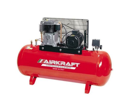 Компрессор Airkraft высокого давления 15bar, 300л, 858л/мин, 380В, 5,5кВт (AK300-15BAR-858-380)