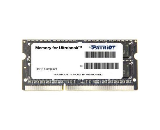 Модуль памяти для ноутбука SoDIMM DDR3L 4GB 1600 MHz Patriot (PSD34G1600L2S)
