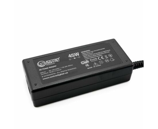 Блок питания к ноутбуку Extradigital HP 19.5V, 2.31A, 45W (4.5x3.0) (PSH3862), изображение 4 Блок питания к ноутбуку Extradigital HP 19.5V, 2.31A, 45W (4.5x3.0) (PSH3862), изображение 4