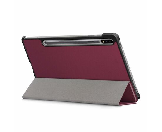 Чохол до планшета BeCover Smart Case Samsung Galaxy Tab S7 (SM-T875)/S8 (SM-X700/SM-X706) Red Wine (705224), зображення 4 Чохол до планшета BeCover Smart Case Samsung Galaxy Tab S7 (SM-T875)/S8 (SM-X700/SM-X706) Red Wine (705224), зображення 4